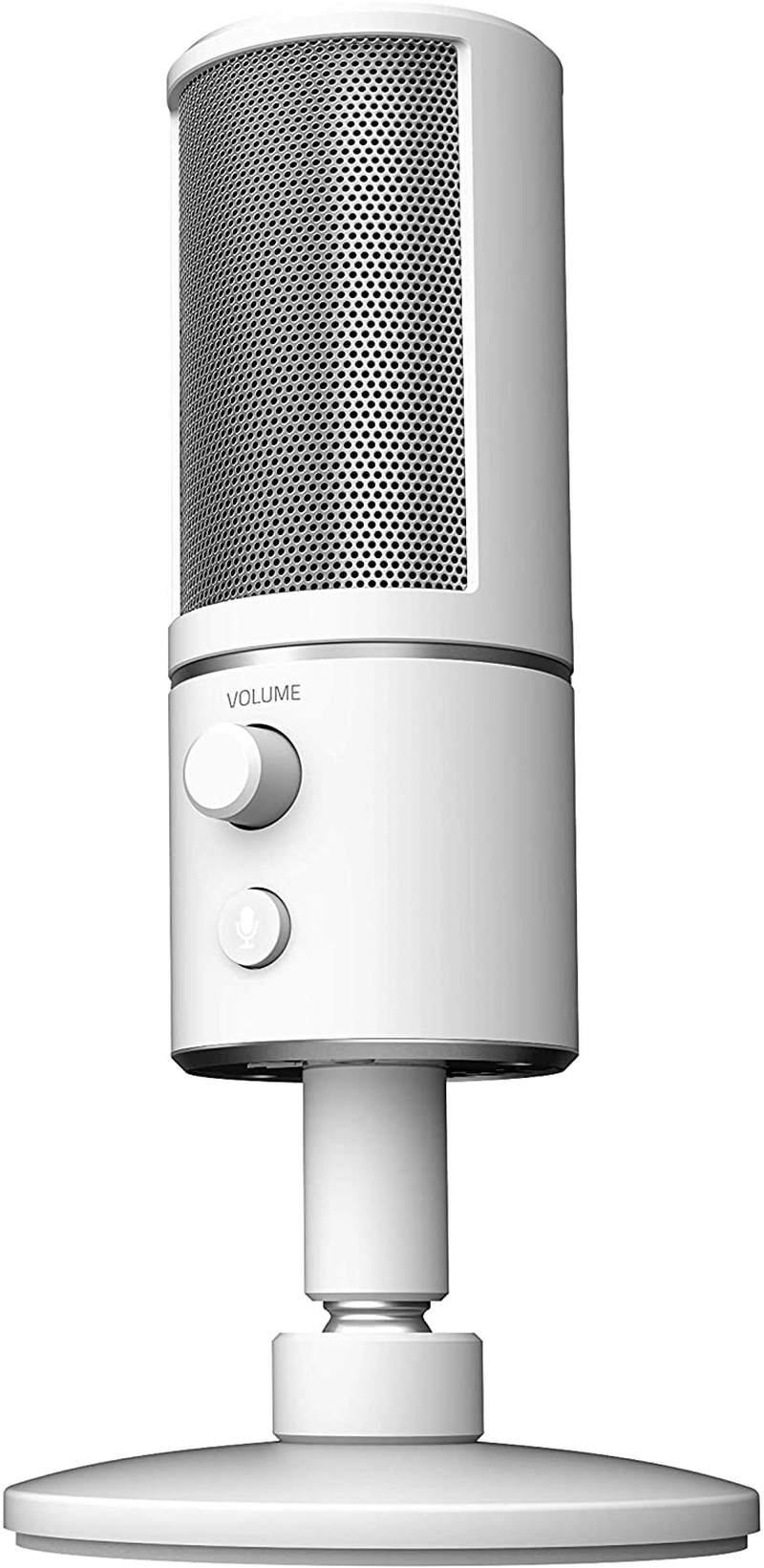 Razer Seiren X USB Streaming Microphone: Professional Grade - Built-In Shock Mount - Supercardiod Pick-Up Pattern - Anodized Aluminum - Classic Black Electronics > Audio > Audio Components > Microphones Razer Mercury White Microphone 