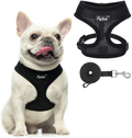 PUPTECK Soft Mesh Dog Harness Pet Puppy Comfort Padded Vest No Pull Harnesses Animals & Pet Supplies > Pet Supplies > Dog Supplies PUPTECK Pure Black Medium 