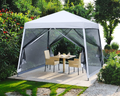 MASTERCANOPY Pop Up Gazebo Canopy with Mosquito Netting (10x10, Blue) Home & Garden > Lawn & Garden > Outdoor Living > Outdoor Structures > Canopies & Gazebos MASTERCANOPY White 8x8 