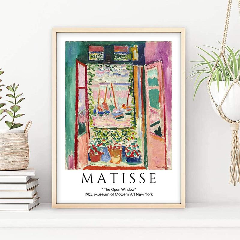 Henri Matisse Wall Art Prints - Matisse Canvas Wall Art Picture Matisse Landscape Poster Henri Matisse Exhibition Poster Matisse at Collioure Print Abstract Matisse Print Artwork Decor 12X16 Unframed Home & Garden > Decor > Artwork > Posters, Prints, & Visual Artwork Pennclys Matisse Art - B 16x22 Inch Unframed 