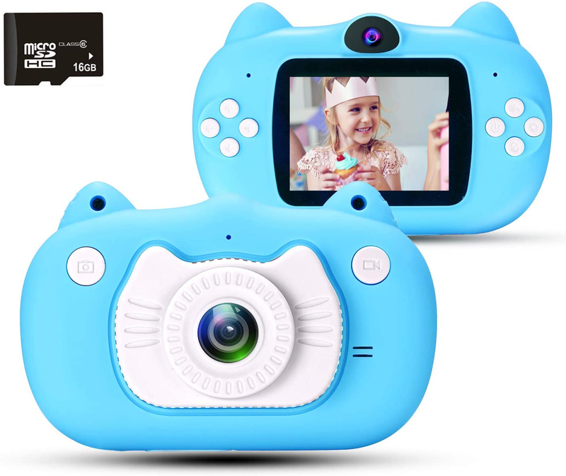 Kids Video Camera for Girls Gift,hyleton 1080P FHD Digital Kids Camera Camcorder Video DV with 2.4" Screen for Age 3-10 Cameras & Optics > Cameras > Video Cameras hyleton style 3  