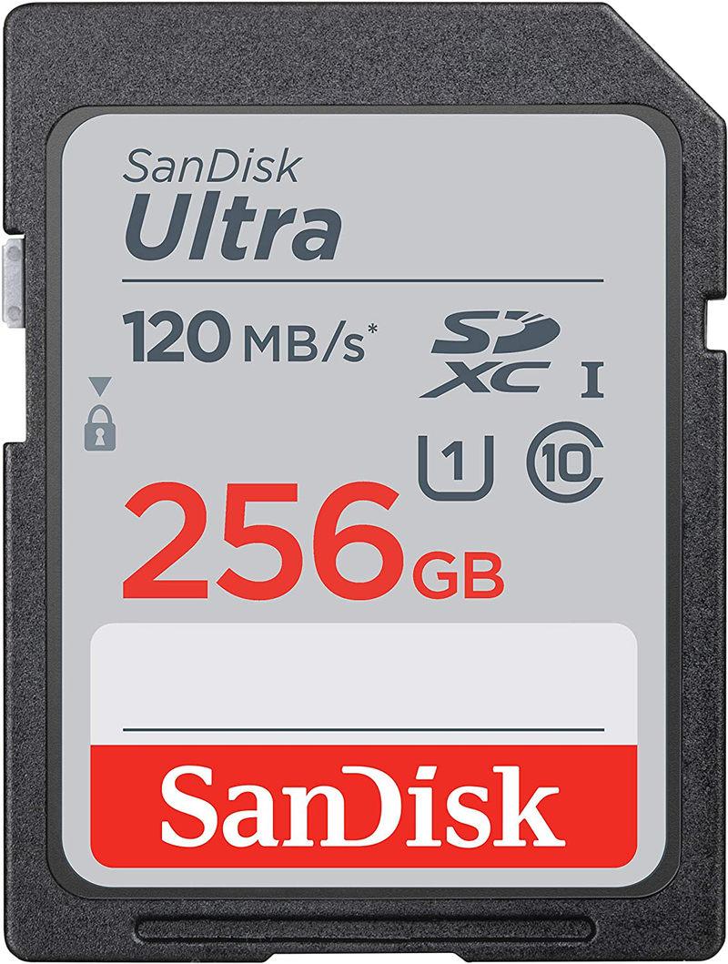 SanDisk 128GB Ultra SDXC UHS-I Memory Card - 120MB/s, C10, U1, Full HD, SD Card - SDSDUN4-128G-GN6IN Electronics > Electronics Accessories > Memory > Flash Memory > Flash Memory Cards SanDisk 256GB  