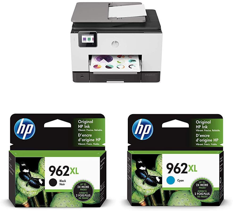 HP OfficeJet Pro 9015 All-in-One Wireless Printer, with Smart Home Office Productivity, HP Instant Ink, Works with Alexa (1KR42A) Electronics > Print, Copy, Scan & Fax > Printers, Copiers & Fax Machines HP 9025 - advanced Printer + XL Ink 