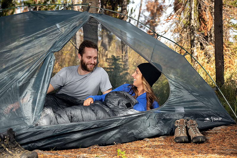 Hyke & Byke Katahdin 32F 15 0F 625 Fill Power Hydrophobic Sleeping Bag with Advanced Synthetic - Ultra Lightweight 4 Season Men and Women Mummy Bag Designed for Backpacking Sporting Goods > Outdoor Recreation > Camping & Hiking > Sleeping BagsSporting Goods > Outdoor Recreation > Camping & Hiking > Sleeping Bags Hyke & Byke   