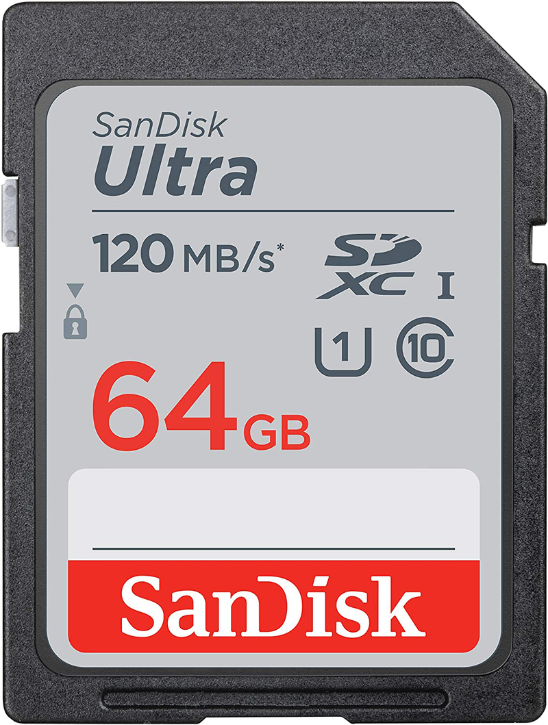 SanDisk 128GB Ultra SDXC UHS-I Memory Card - 120MB/s, C10, U1, Full HD, SD Card - SDSDUN4-128G-GN6IN Electronics > Electronics Accessories > Memory > Flash Memory > Flash Memory Cards SanDisk 64GB  