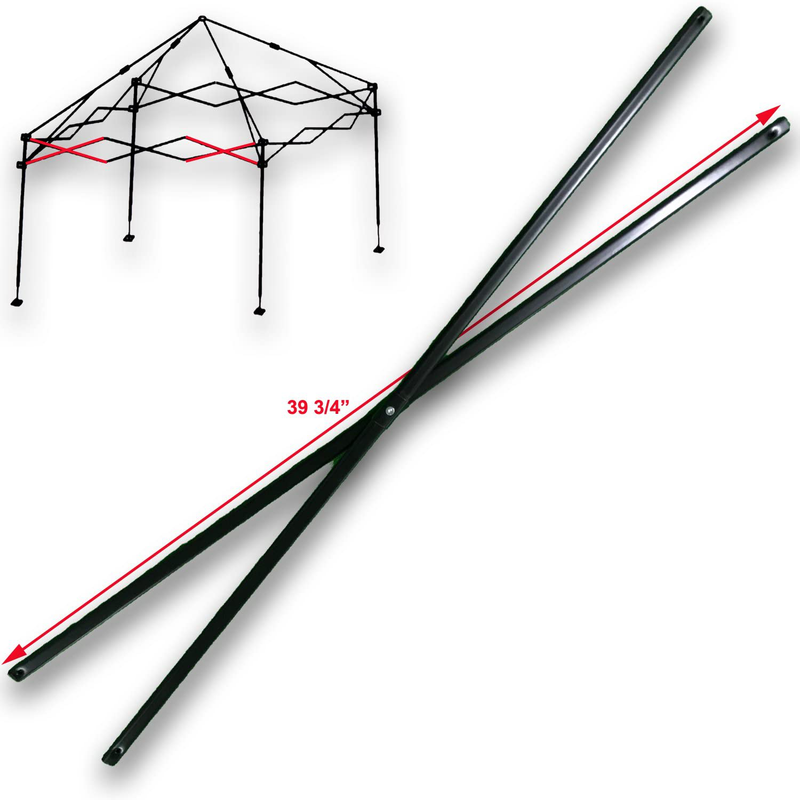 Ozark Trail Coleman First Up 10x10 Canopy BLACK SIDE Truss Bars 39 3/4" Replacement Parts Home & Garden > Lawn & Garden > Outdoor Living > Outdoor Structures > Canopies & Gazebos OZARK TRAIL   