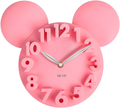 MEIDI CLOCK Modern Design Mickey Mouse Big Digit 3D Wall Clock Home Decor Decoration - Black Home & Garden > Decor > Clocks > Wall Clocks Meidi·Clock Pink One Size 