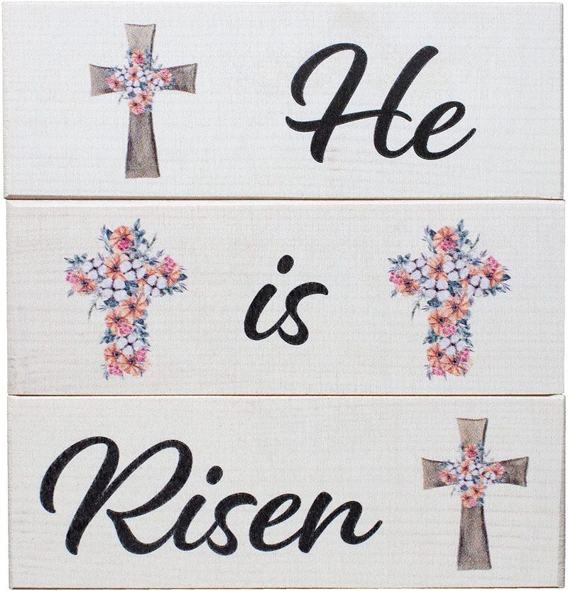 He Is Risen Easter Decor