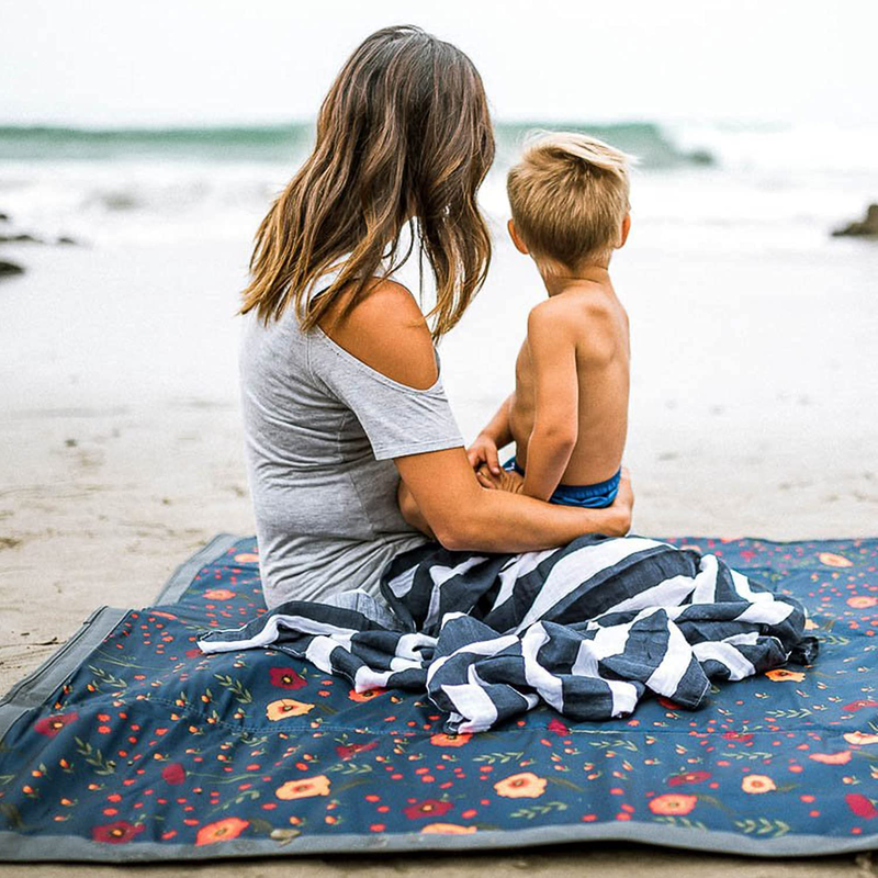 Little Unicorn – Midnight Poppy Outdoor Blanket | 100% Polyester | Water Resistant Simple Clean | Wipeable Material | Easy to Carry | Babies and Toddlers | Machine Washable | 5’ x 10’ Home & Garden > Lawn & Garden > Outdoor Living > Outdoor Blankets > Picnic Blankets Little Unicorn   