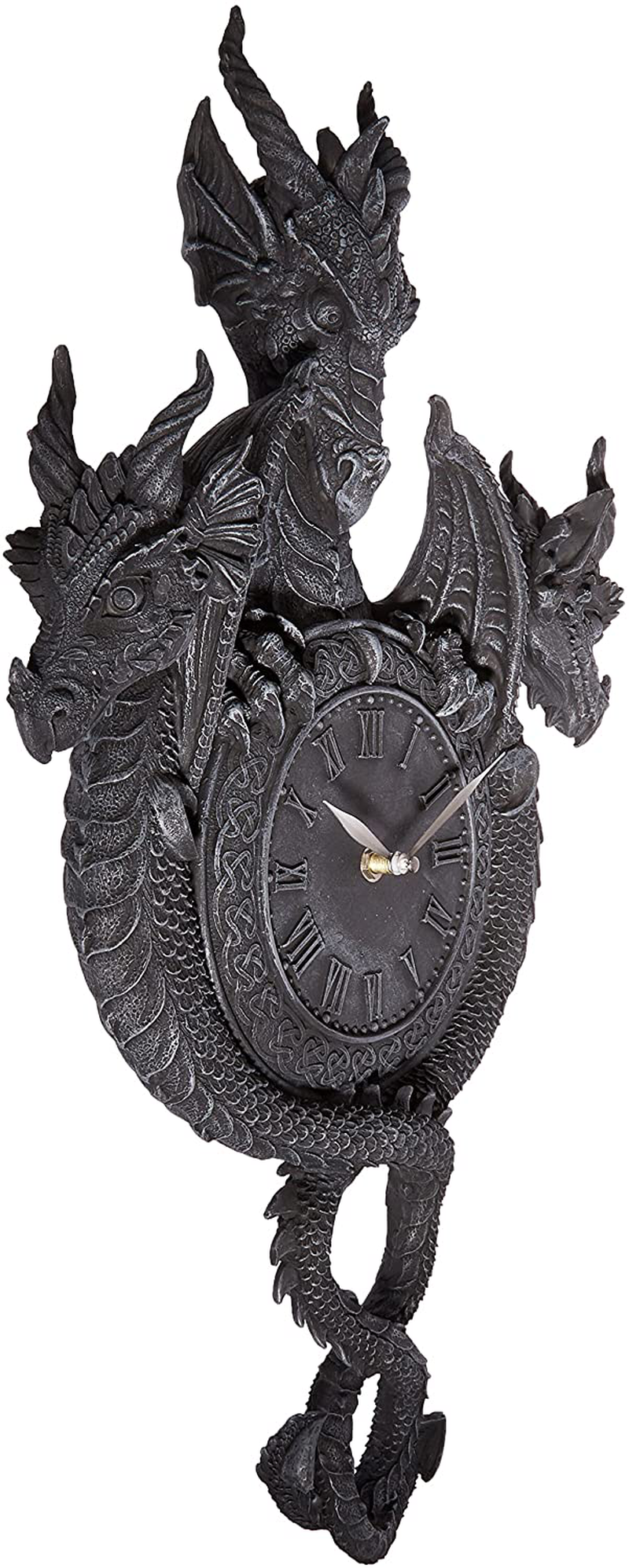 Design Toscano CL3351 Past, Present, Future Sculptural Dragon Wall Clock,greystone Home & Garden > Decor > Clocks > Wall Clocks Design Toscano   