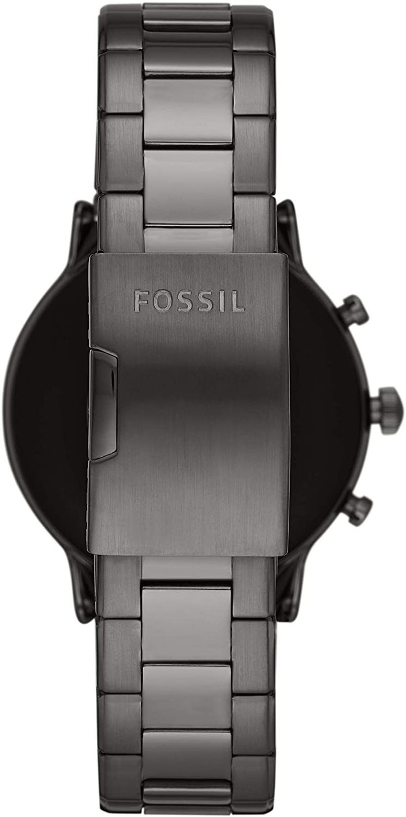 Fossil Gen 5 Carlyle Stainless Steel Touchscreen Smartwatch with Speaker, Heart Rate, GPS, Contactless Payments, and Smartphone Notifications Apparel & Accessories > Jewelry > Watches Fossil   