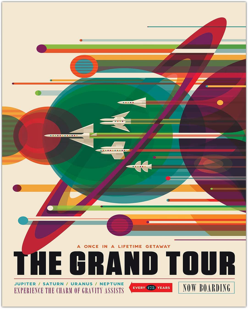 NASA Space Wall Decor - Set of Six 8x10 Glossy Prints - Perfect Future Planet Travel Room Art Posters Home & Garden > Decor > Artwork > Posters, Prints, & Visual Artwork TnT Prints   