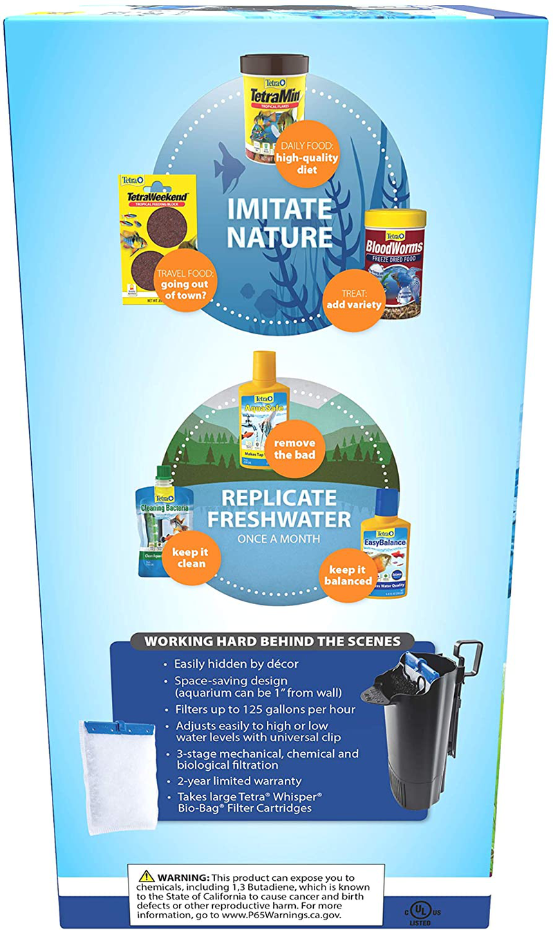 Tetra Whisper Internal Filter For Aquariums, In-Tank Filtration With Air Pump Animals & Pet Supplies > Pet Supplies > Fish Supplies > Aquarium Filters Tetra   