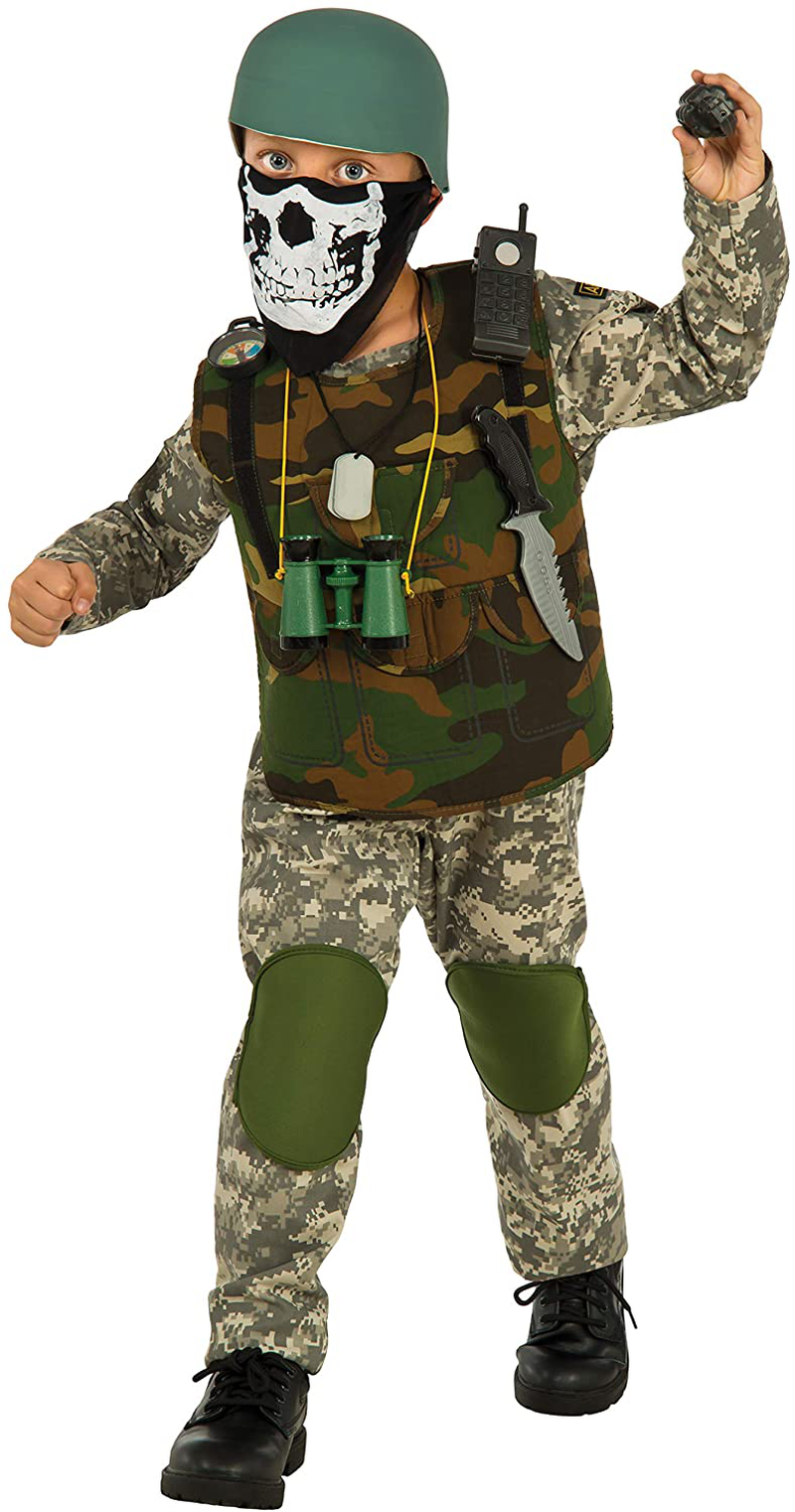 Deluxe Child Camo Trooper Costume, Large Apparel & Accessories > Costumes & Accessories > Costumes Rubie's Large  