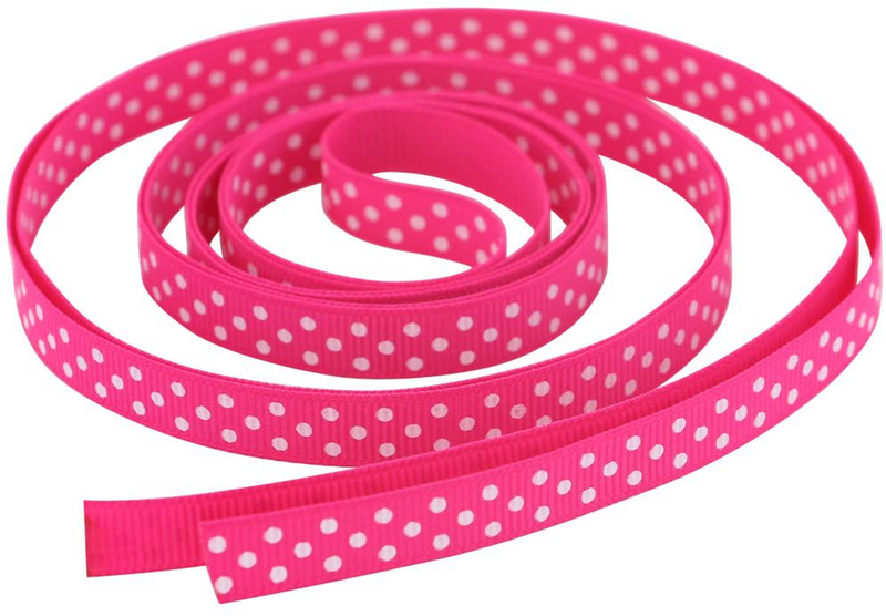 QingHan Grosgrain Ribbon for Gifts Wrapping Crafts 3/8" Boutique Polka Dot Fabric Ribbon 40yd (20 x 2yd) Arts & Entertainment > Hobbies & Creative Arts > Arts & Crafts > Art & Crafting Materials > Embellishments & Trims > Ribbons & Trim QingHan   