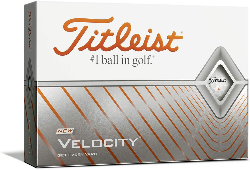 Titleist Velocity Golf Balls, White, (One Dozen)  Titleist .White, Golf Balls  