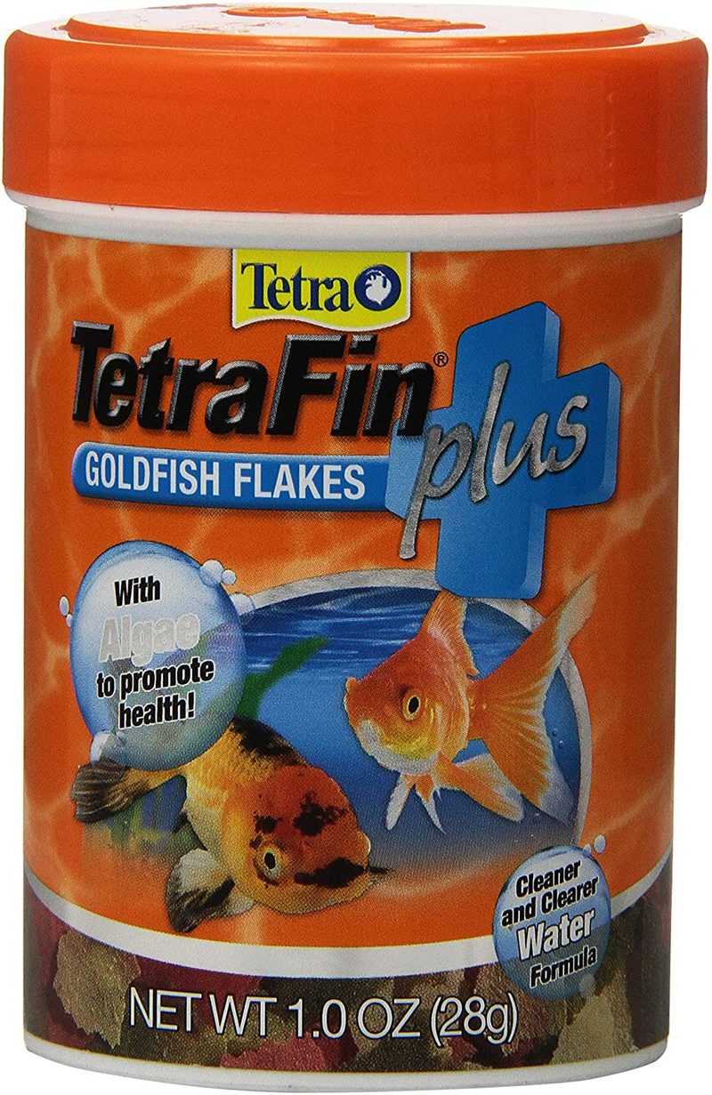 Tetra TetraFin Plus Goldfish Flakes with Algae Cleaner Water Formula Animals & Pet Supplies > Pet Supplies > Fish Supplies > Fish Food Tetra 1 Ounce (Pack of 1)  