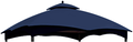 CoastShade Patio 10X12 Replacement Canopy Roof for Lowe's Allen Roth 10X12 Gazebo Backyard Double Top Gazebo #GF-12S004B-1（Khaki） Home & Garden > Lawn & Garden > Outdoor Living > Outdoor Structures > Canopies & Gazebos CoastShade Navy Blue  