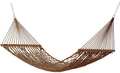 Hatteras Hammocks DC-11OT Small Oatmeal Duracord Rope Hammock with Free Extension Chains & Tree Hooks, Handcrafted in The USA, Accommodates 1 Person, 450 LB Weight Capacity, 11 ft. x 45 in. Home & Garden > Lawn & Garden > Outdoor Living > Hammocks Hatteras Hammocks Antique Brown  
