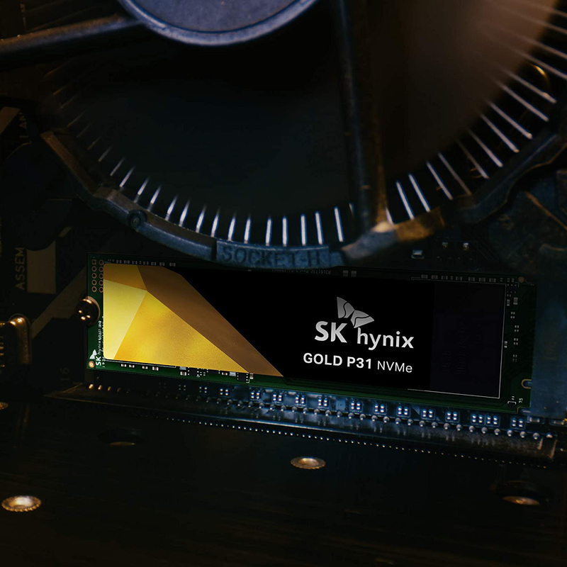 SK hynix Gold P31 PCIe NVMe Gen3 M.2 2280 Internal SSD | 1TB NVMe | Up to 3500MB/S | Compact M.2 SSD Form Factor SK hynix SSD | Internal Solid State Drive with 128-Layer NAND Flash