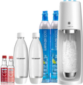SodaStream Fizzi One Touch Sparkling Water Maker Bundle (Black) with CO2, BPA Free Bottles, and Bubly Drops Flavors Home & Garden > Kitchen & Dining > Kitchen Tools & Utensils > Kitchen Knives sodastream White bubly Bundle 