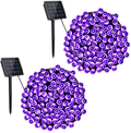 Toodour Solar Christmas Lights, 2 Packs 72ft 200 LED 8 Modes Solar String Lights, Waterproof Solar Outdoor Christmas Lights for Garden, Patio, Fence, Balcony, Christmas Tree Decorations (Multicolor) Home & Garden > Decor > Seasonal & Holiday Decorations& Garden > Decor > Seasonal & Holiday Decorations Toodour Purple 144ft 