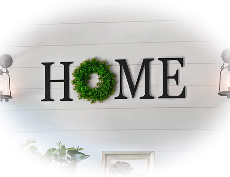 ShapeStack Wooden Letters Home with Wreath Home & Garden > Decor > Seasonal & Holiday Decorations ShapeStack Default Title  