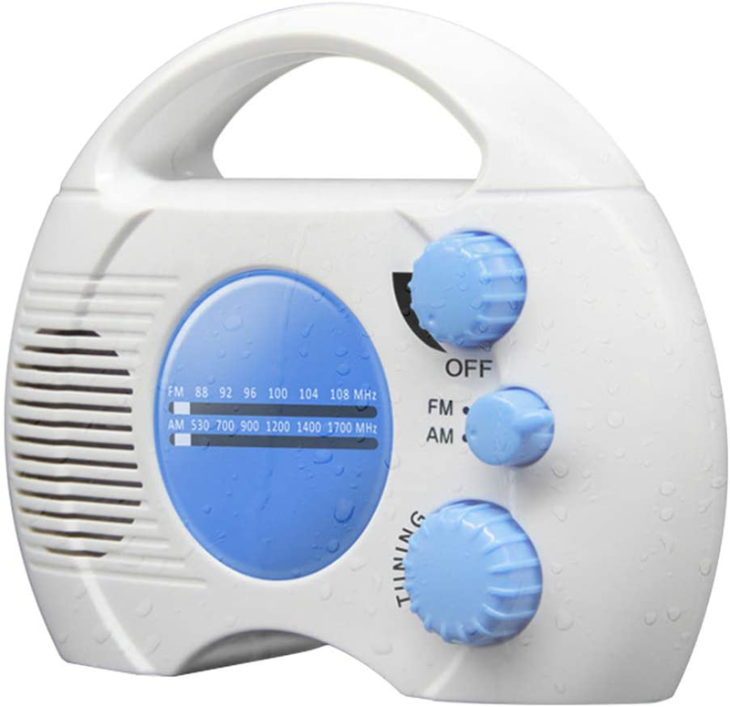 Etiger AM FM Hanging Shower Radio-Wireless Mini Portable Waterproof Battery Operated Radio Speaker for Home, Beach, Hot Tub, Bathroom, Outdoor Sporting Goods > Outdoor Recreation > Camping & Hiking > Portable Toilets & ShowersSporting Goods > Outdoor Recreation > Camping & Hiking > Portable Toilets & Showers ETIGER   