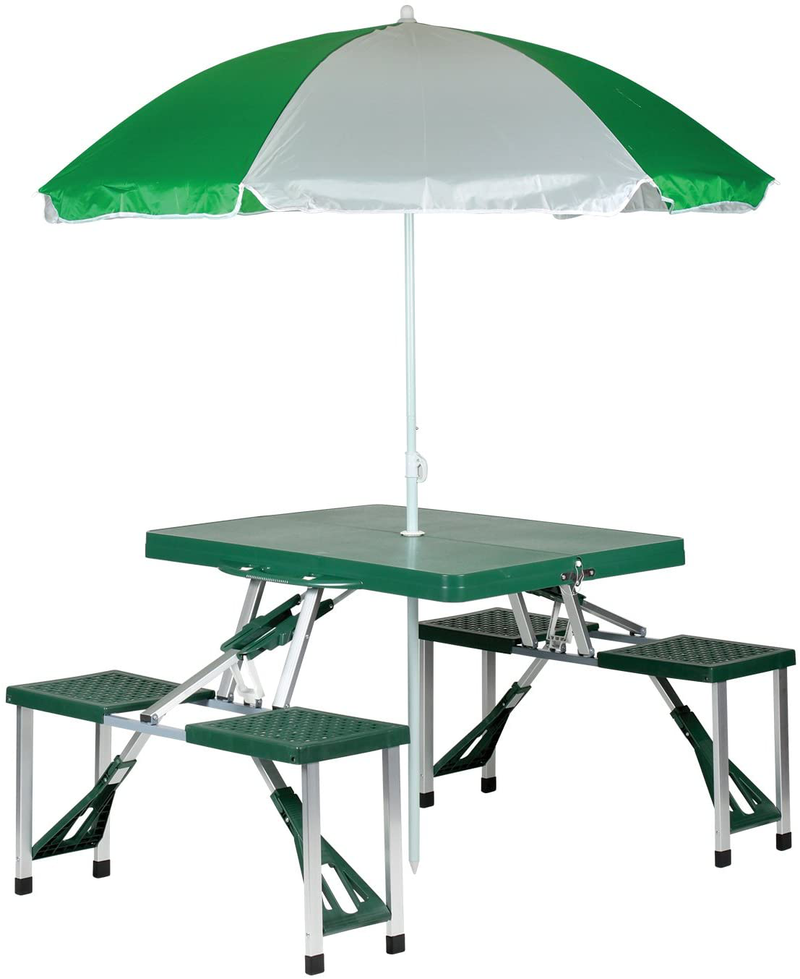Stansport Picnic Table and Umbrella Comb Sporting Goods > Outdoor Recreation > Camping & Hiking > Camp Furniture Stansport   