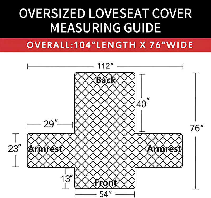 Easy-Going Sofa Slipcover Reversible Loveseat Sofa Cover Couch Cover for 2 Cushion Couch Furniture Protector with Elastic Straps for Pets Kids Dog Cat (Oversized Loveseat, Gray/Light Gray) Home & Garden > Decor > Chair & Sofa Cushions Easy-Going   