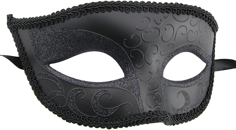 Couple Masquerade Metal Masks Venetian Halloween Costume Mask Mardi Gras Mask Apparel & Accessories > Costumes & Accessories > Masks Coddsmz   