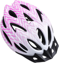 Zacro Adult Bike Helmet, Cycle Helmet, Bike Helmet Specialized for Mens Womens Safety Protection, Collocated with a Headband Sporting Goods > Outdoor Recreation > Cycling > Cycling Apparel & Accessories > Bicycle Helmets Zacro White plus rose  