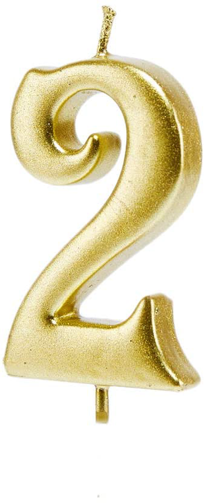 Mart 12th Birthday Candles,Gold Number 12 Cake Topper for Birthday Decorations Home & Garden > Decor > Home Fragrances > Candles Mart   