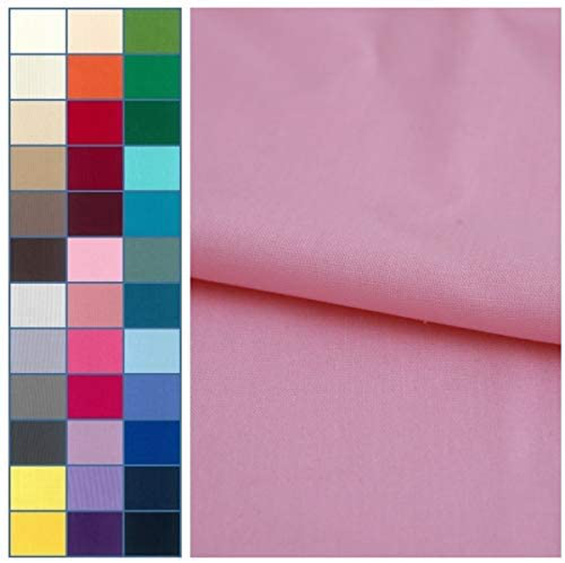 COTTONVILL 20COUNT Cotton Solid Quilting Fabric (3yard, 33-Blue Moon) Arts & Entertainment > Hobbies & Creative Arts > Arts & Crafts > Crafting Patterns & Molds > Sewing Patterns COTTONVILL 20-pink Mist 3yard 