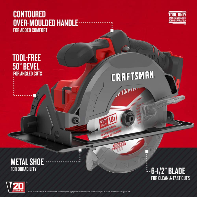 CRAFTSMAN V20 Cordless Drill Combo Kit, 7 Tool (CMCK700D2) Hardware > Tools > Multifunction Power Tools Craftsman   
