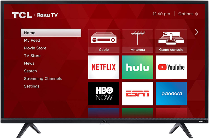 TCL 32-inch 1080p Roku Smart LED TV - 32S327, 2019 Model Electronics > Video > Televisions TCL TV Only 49-Inch 