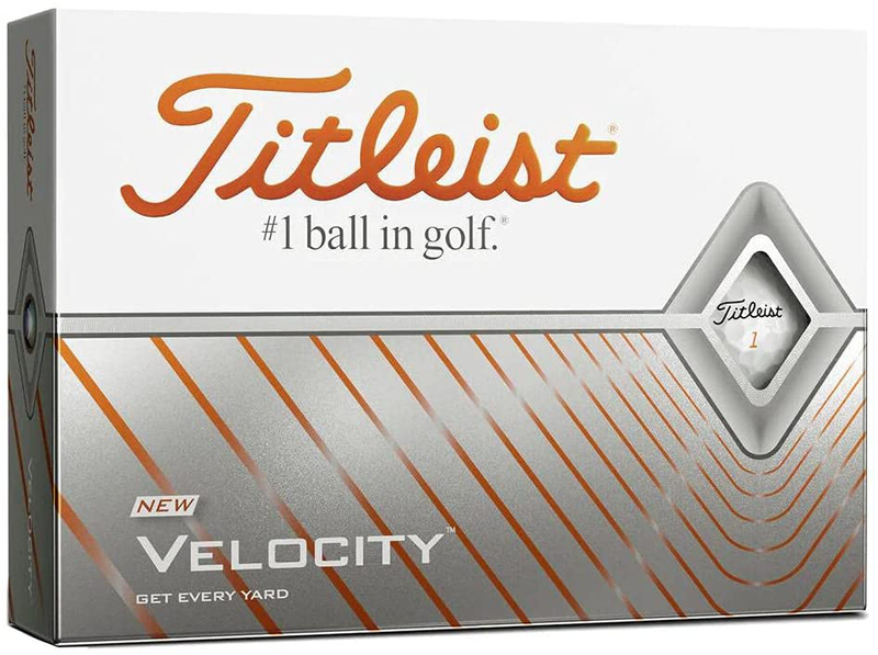 Titleist Velocity Golf Balls, White, (One Dozen)  Titleist   
