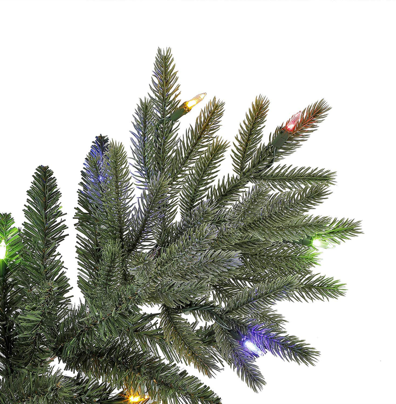 Evergreen Classics 7.5 ft Pre-Lit Frasier Fir Quick Set Artificial Christmas Tree, Remote-Controlled Color-Changing LED Lights Home & Garden > Decor > Seasonal & Holiday Decorations > Christmas Tree Stands Polygroup   