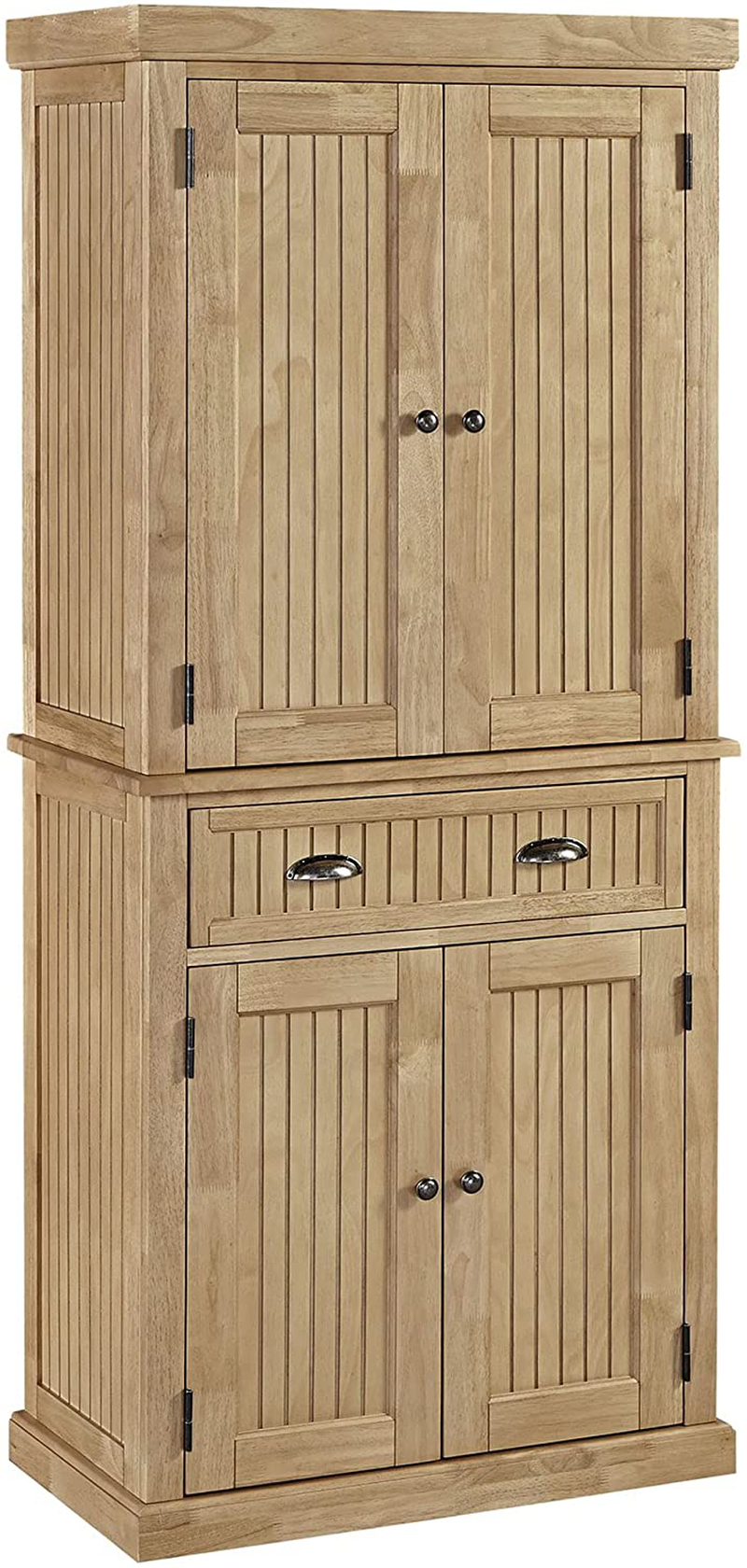 Homestyles Nantucket Pantry, 30", off White Home & Garden > Kitchen & Dining > Food Storage Home Styles Natural Clear Maple Finish  