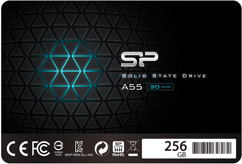 SP 256GB SSD 3D NAND A55 SLC Cache Performance Boost SATA III 2.5" 7mm (0.28") Internal Solid State Drive (SP256GBSS3A55S25) Electronics > Electronics Accessories > Computer Components > Storage Devices SP Default Title  