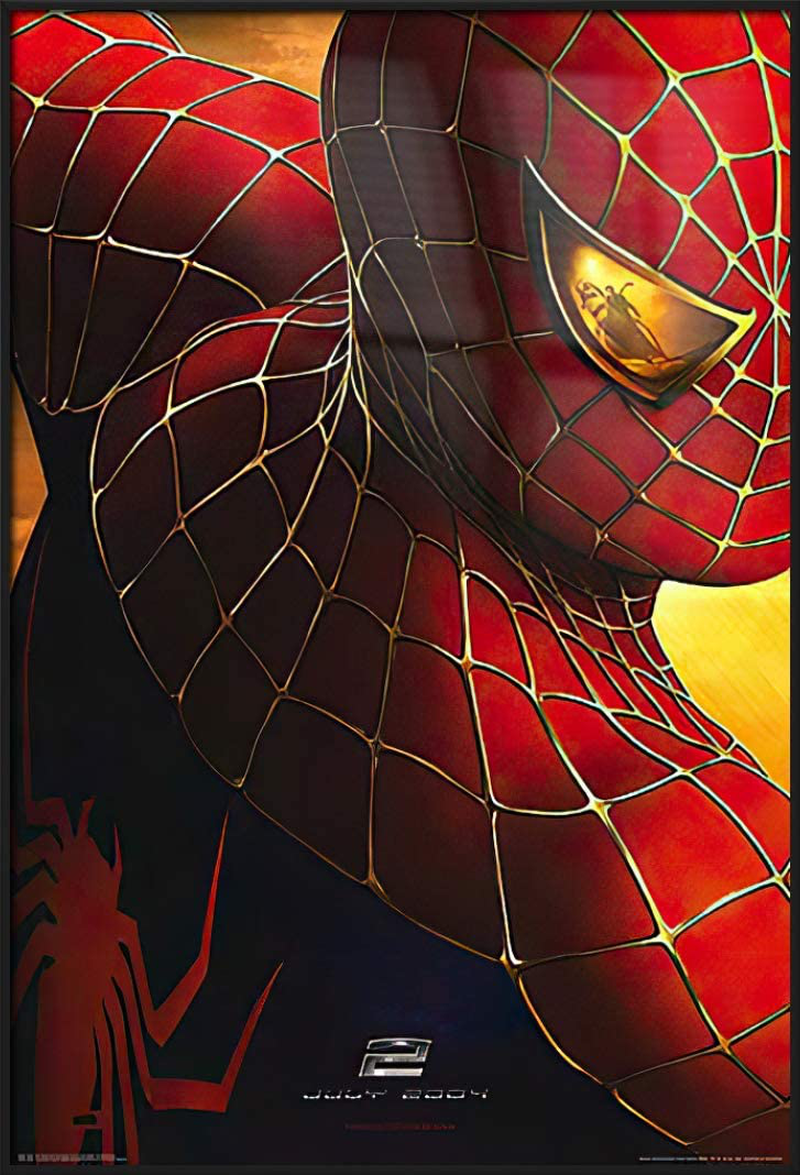 POSTER STOP ONLINE Spider-Man 2 - Framed Movie Poster/Print (Teaser) (Size 27" X 40")