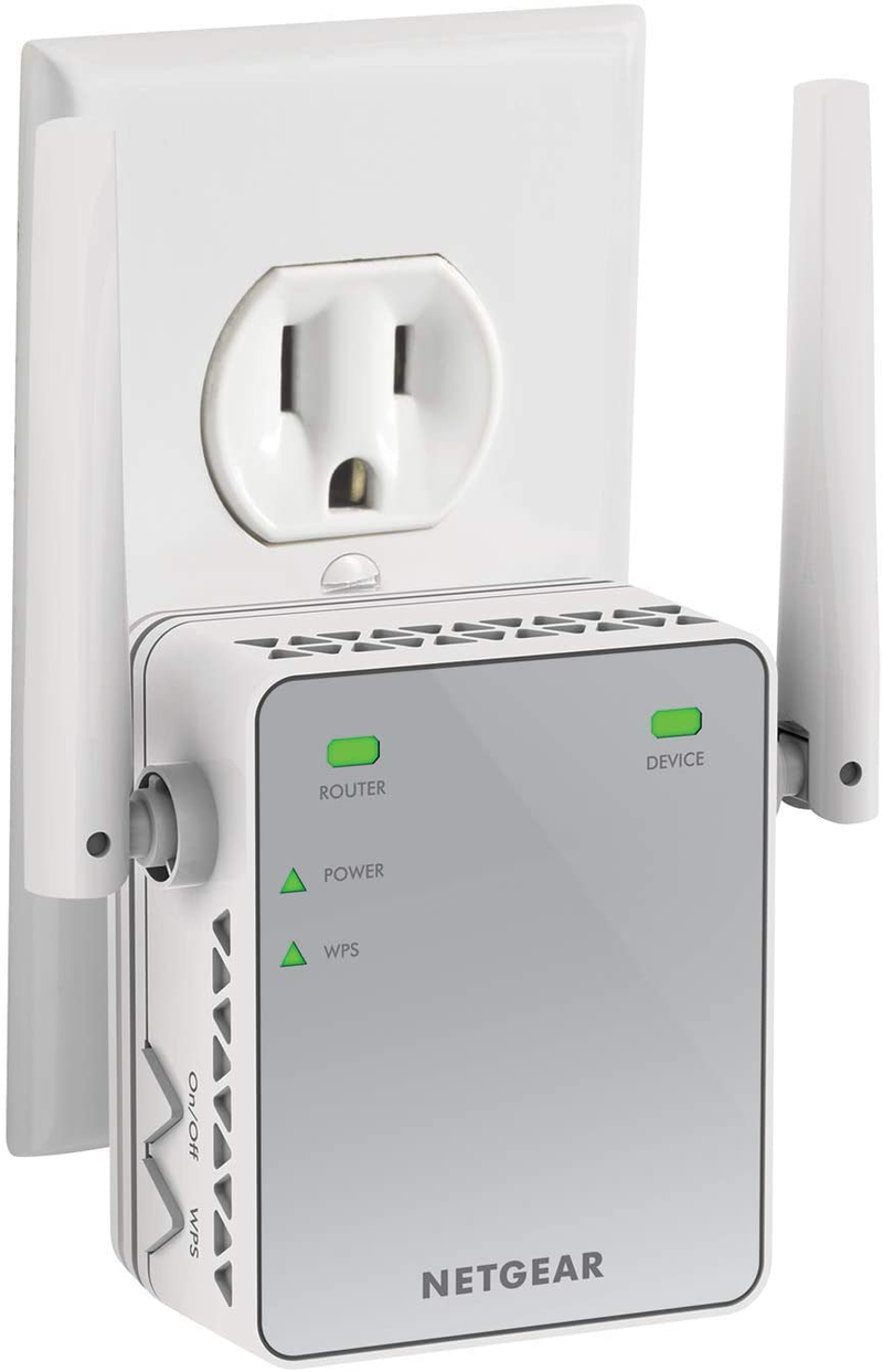 NETGEAR Wi-Fi Range Extender EX3700 - Coverage Up to 1000 Sq Ft and 15 Devices with AC750 Dual Band Wireless Signal Booster & Repeater (Up to 750Mbps Speed), and Compact Wall Plug Design Electronics > Networking > Modem Accessories NETGEAR WiFi Extender N300  