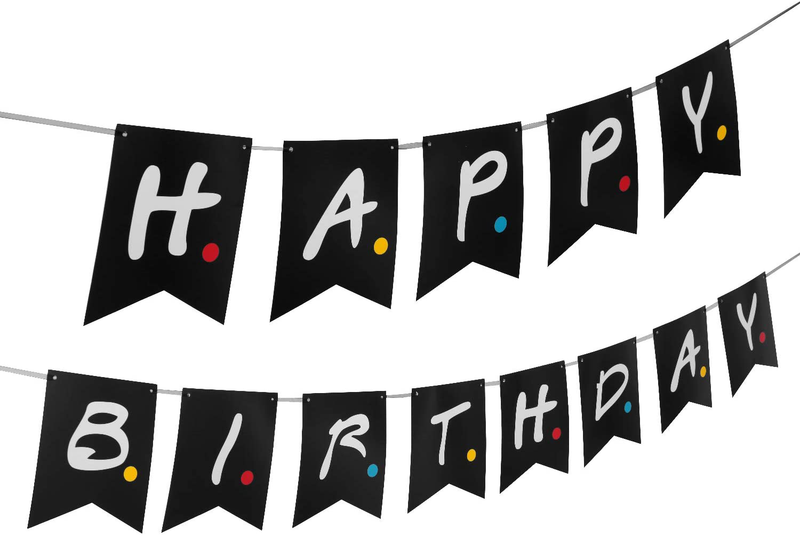 iFriends TV Show Happy Birthday Party Banner- iFriends TV Show Party Supplies Decorations, Pre-Assemble Happy Birthday Banner Decor Backdrop for iFriends TV Show Theme Birthday Party Home & Garden > Decor > Seasonal & Holiday Decorations GRABO Wood  