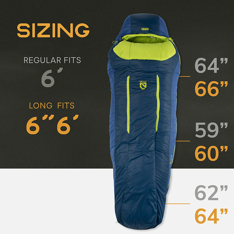 Nemo Forte Ultralight Synthetic Sleeping Bag (20 & 35 Degree) - Men'S & Womens Sporting Goods > Outdoor Recreation > Camping & Hiking > Sleeping Bags Nemo   
