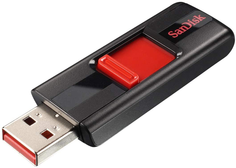 SanDisk 128GB Cruzer USB 2.0 Flash Drive - SDCZ36-128G-B35, Black/Red Electronics > Electronics Accessories > Computer Components > Storage Devices > USB Flash Drives SanDisk   