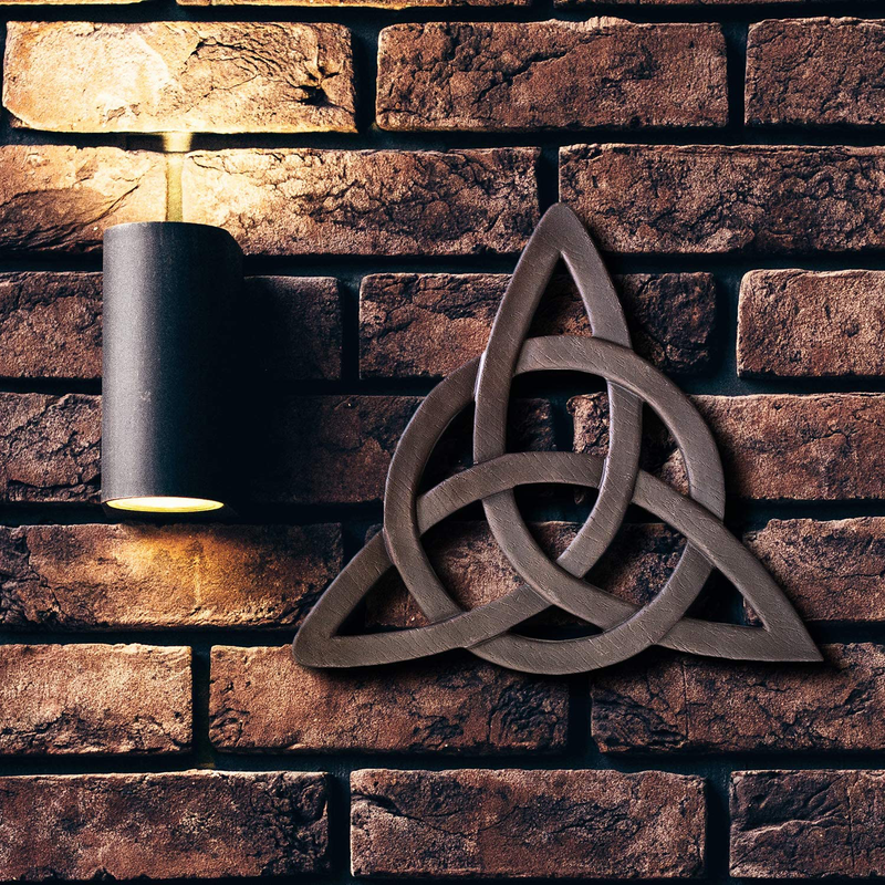 Super Z Outlet Resin Celtic Trinity Knot Wall Art for Home Decoration, Religious Communion Baptism Gifts, Churches Home & Garden > Decor > Artwork > Sculptures & Statues Super Z Outlet   