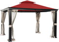 Replacement Canopy Top Cover for Tivering Gazebo Model L-GZ025PCO7A WILL ONLY FIT MODEL L-GZ025PCO7A, WILL NOT FIT ANY OTHER MODEL Home & Garden > Lawn & Garden > Outdoor Living > Outdoor Structures > Canopies & Gazebos Garden Winds Cinnabar  