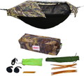 Legacy Premium Food Storage Camping Hammock Tent - Parachute Nylon - Portable, 1 Person Compact Backpacking - Outdoor & Emergency Gear - Tree Straps, Tie Ropes, Mosquito Net, Rain Fly Home & Garden > Lawn & Garden > Outdoor Living > Hammocks Legacy Premium Food Storage Camo  