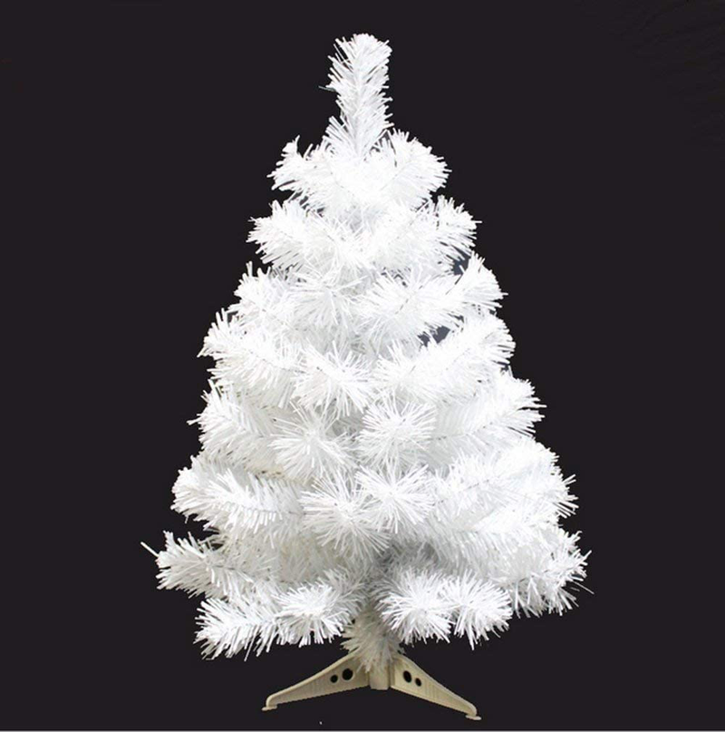 S-SSOY 2 Foot Christmas Trees Artificial Xmas Pine Tree with PVC Leg Stand Base Home Office Holiday Decoration (Black) Home & Garden > Decor > Seasonal & Holiday Decorations > Christmas Tree Stands S-SSOY White  