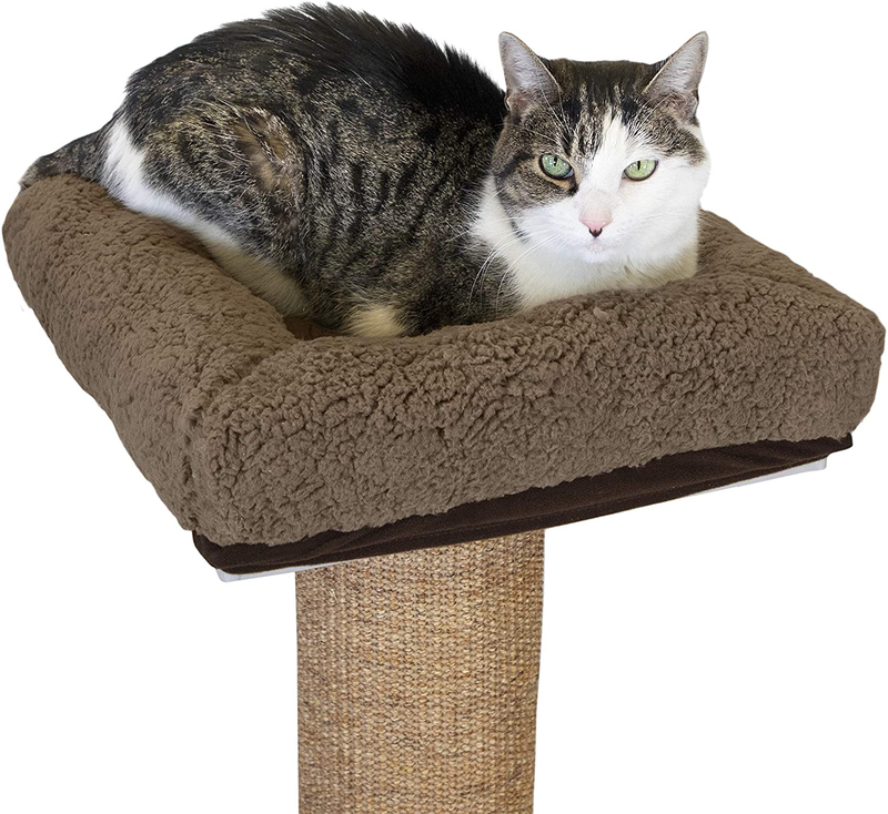 Kitty City Premium Woven Sisal Scratching Collection, Scratching Post, Perch Cushion